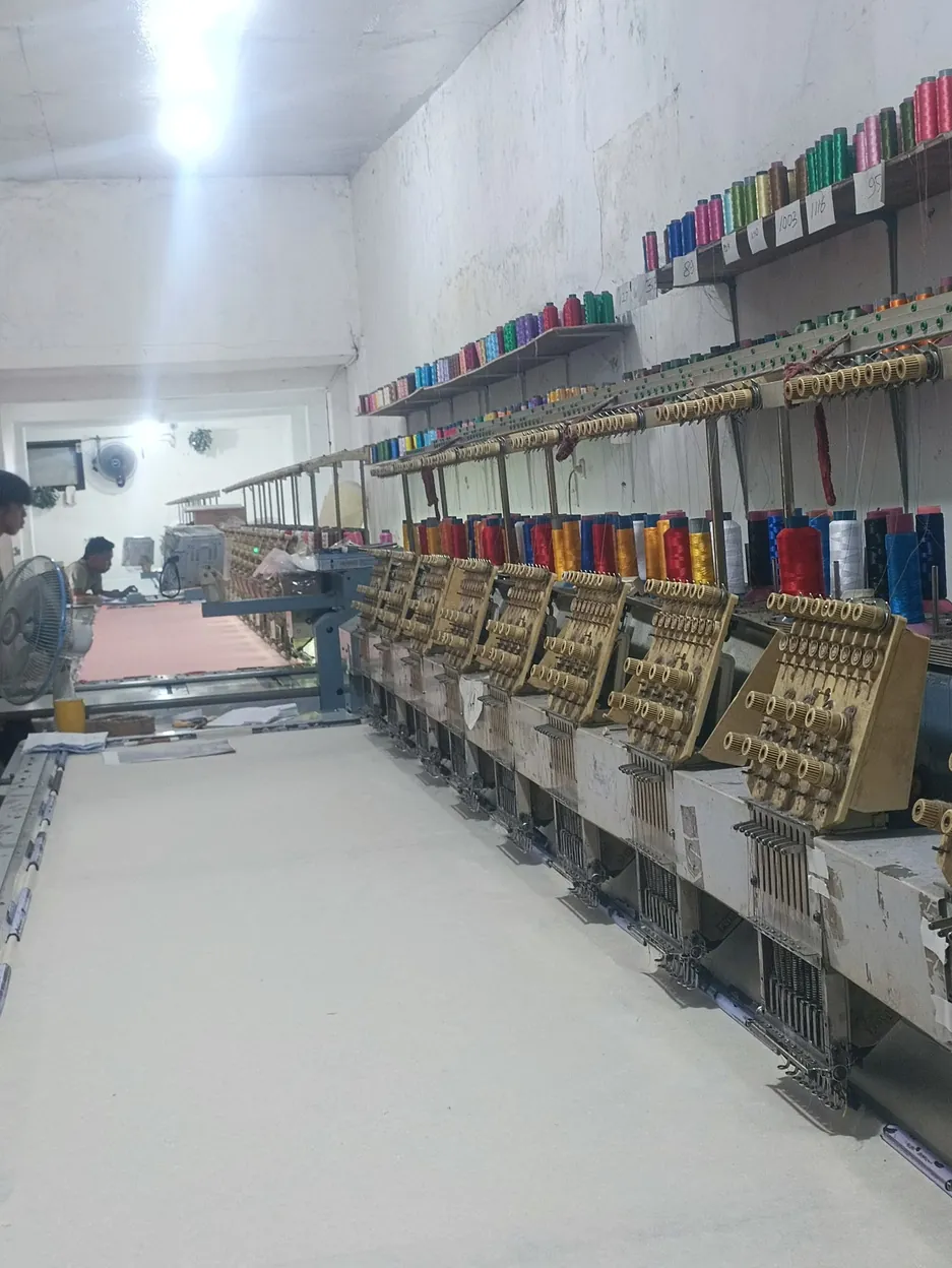 Embroidery thread stock